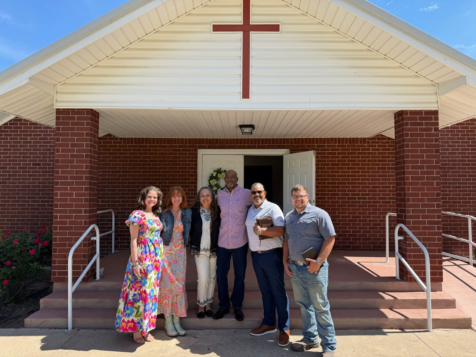 Church family at Shady Grove Baptist Church