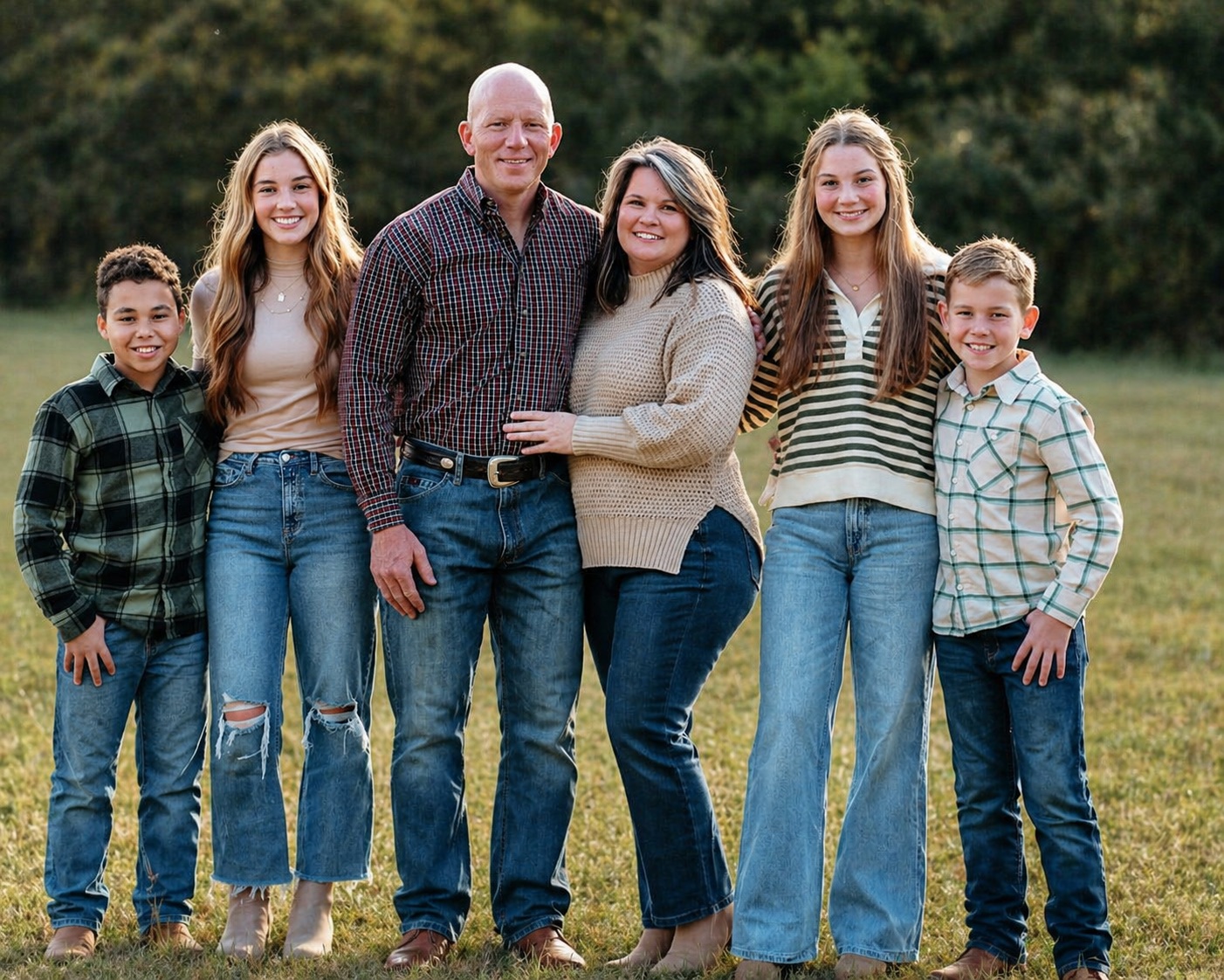 Pastor Jason and family at Shady Grove Baptist Church