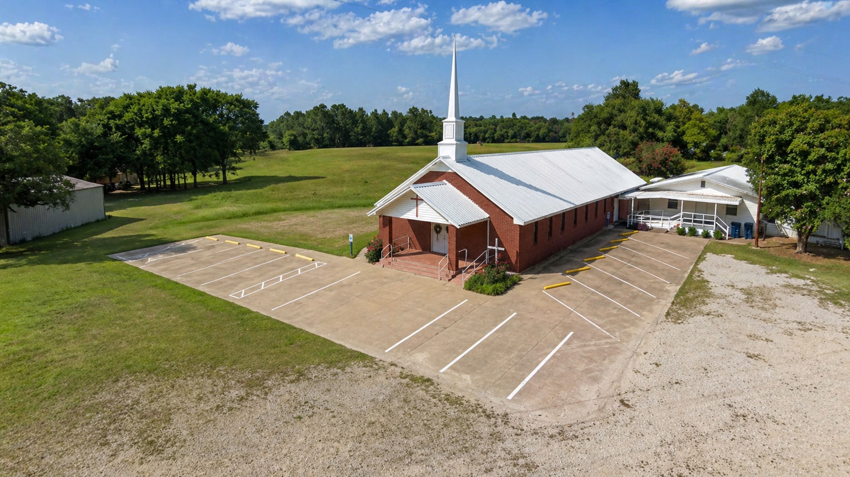 Shady Grove Baptist Church building in Emory, Texas