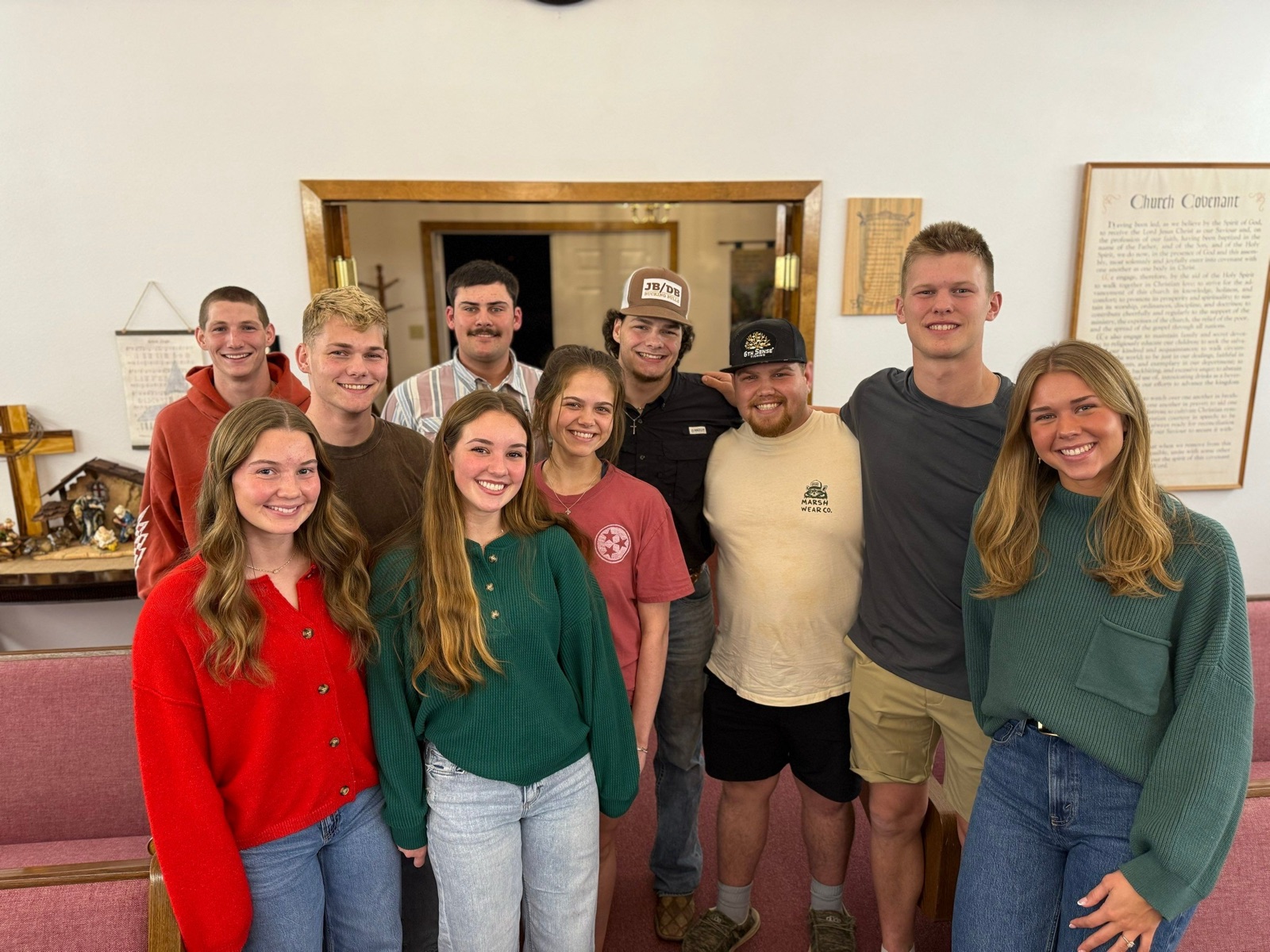 Young adults at Shady Grove Baptist Church